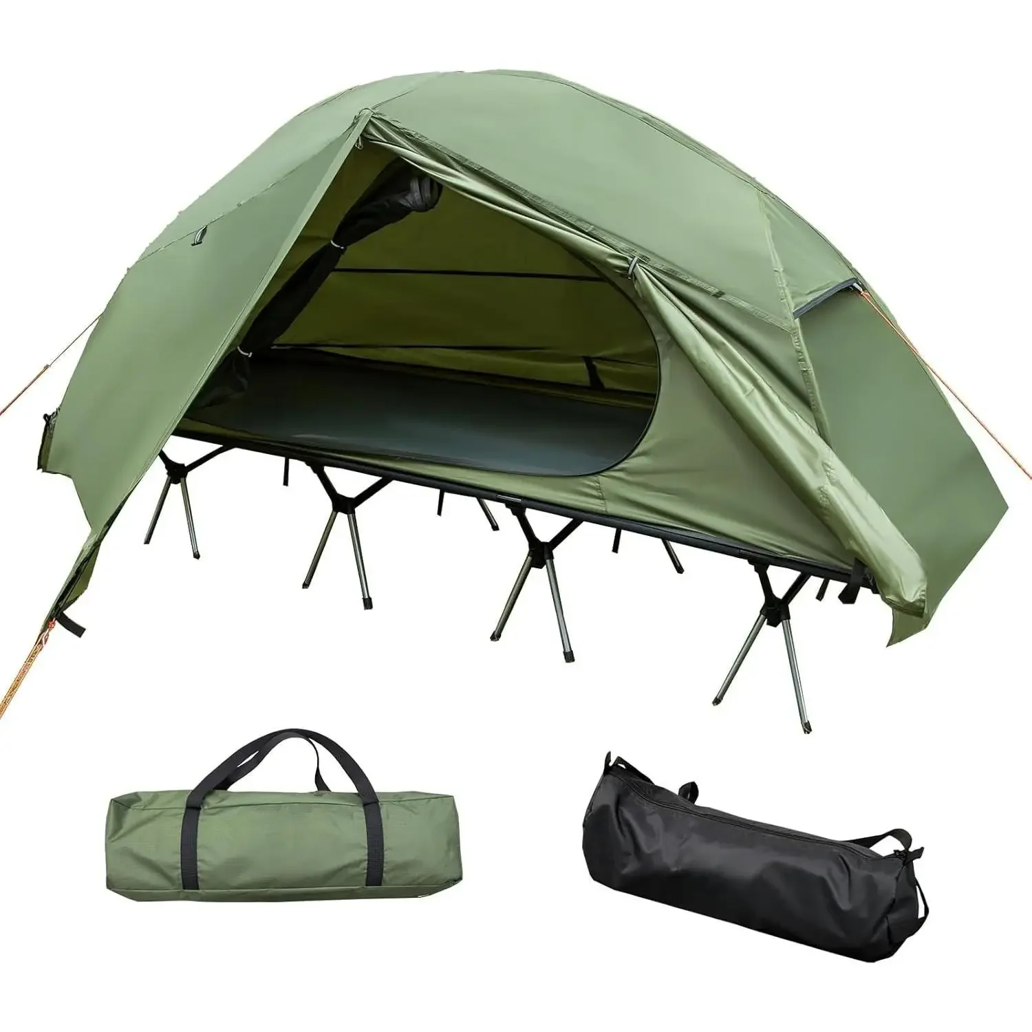

WCamping Cot Tent - Водонепроницаемая комбинированная кроватка для детей на 1 человека для взрослых, портативная простая установка, палатка для душа на открытом воздухе