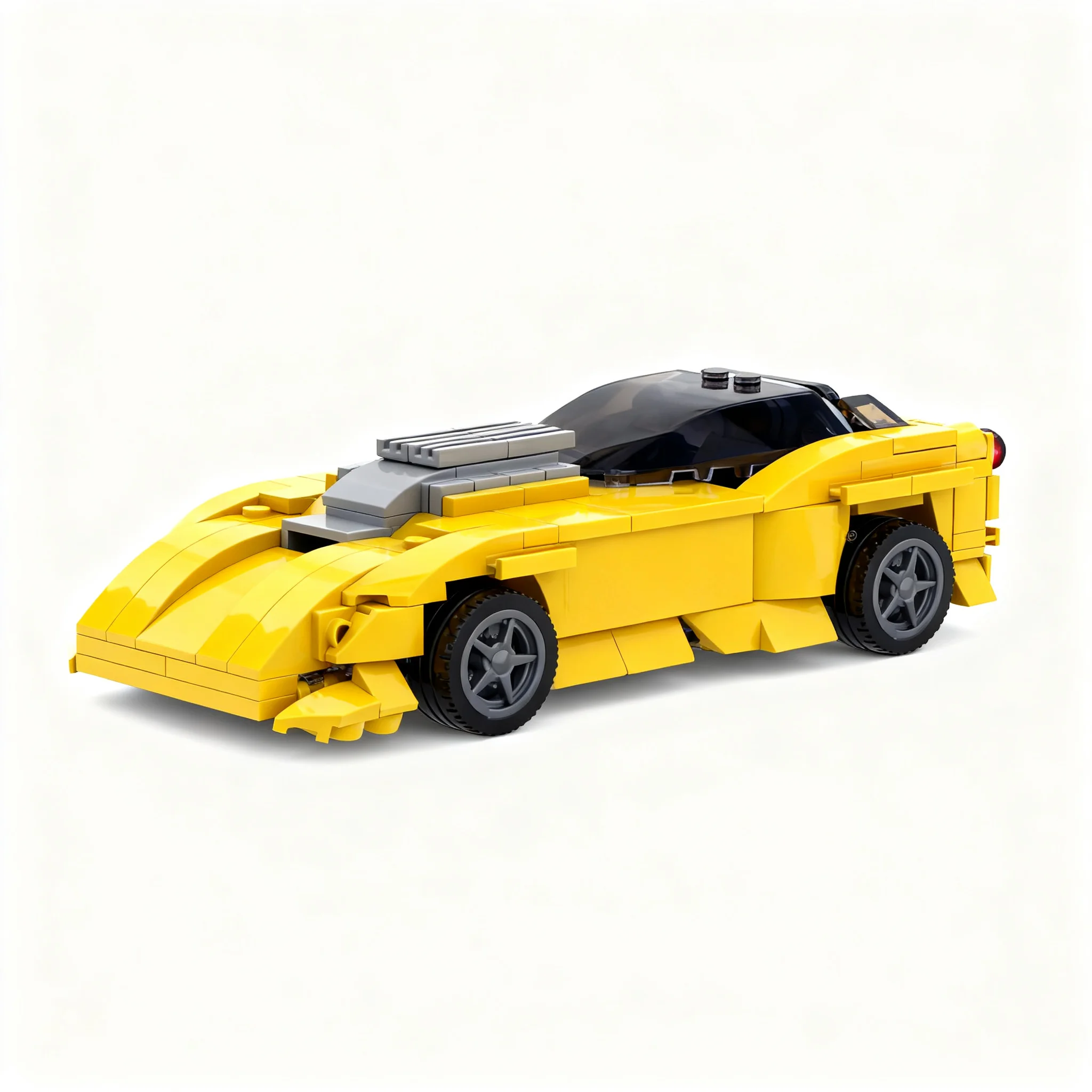 329pcs MOC city Champions Hot Wheels Silhouette II Model Christmas Gift DIY Decorative For Bookshelf And Home
