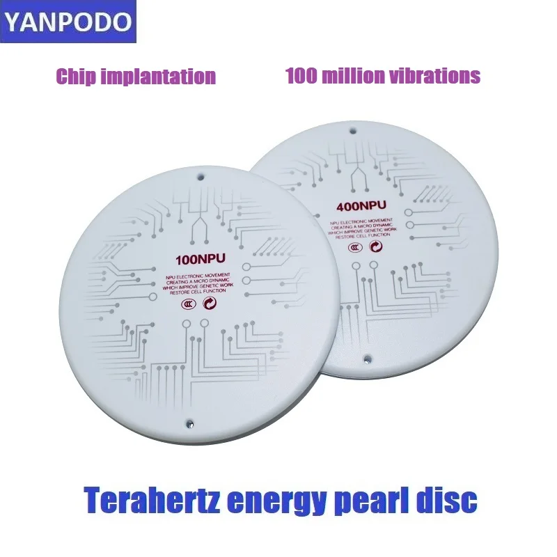 Imagem -03 - Terahertz Energy Pearl Disc Chips de Bioressonância Detector Thz para Pendurar ao Redor do Nick 100 200 400 Núcleos