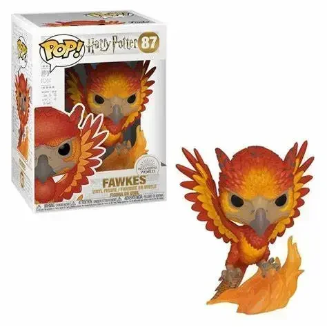 FUNKO POP NOVO Filme FAWKES # 87 brinquedos modelo de decoração para crianças figura de vinil brinquedo coleção de presente de aniversário