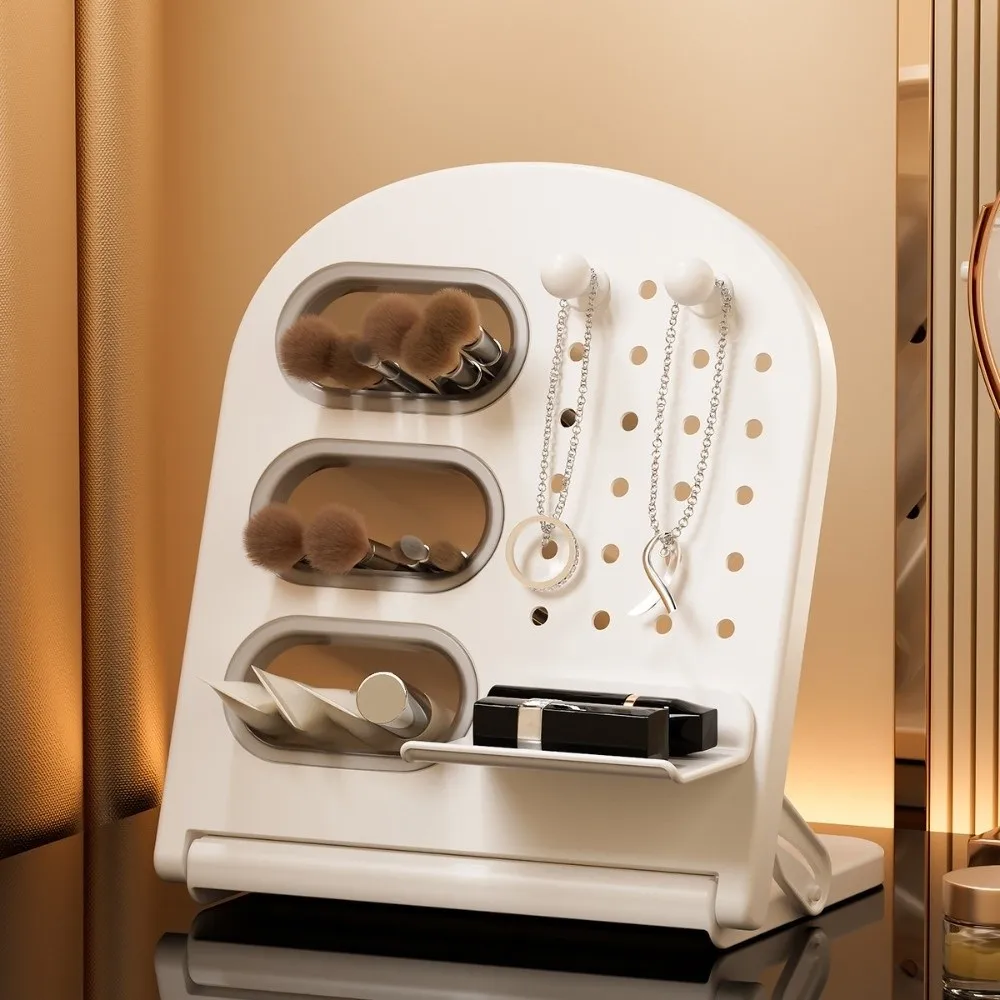 

Держатель для ручек с наклонной вставкой из полипропилена, вертикальная стойка для хранения досок с отверстиями «сделай сам», многофункциональная креативная настольная стойка для хранения канцелярских принадлежностей