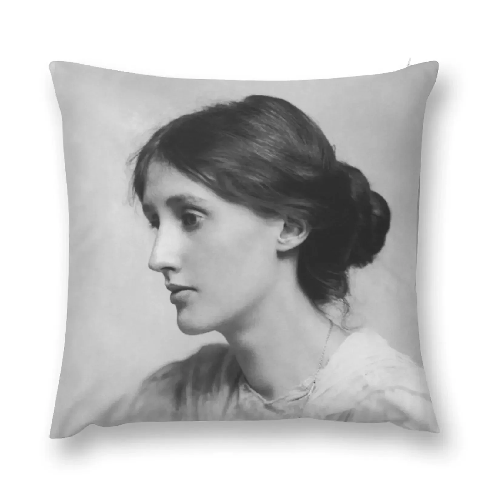 Virginia Woolf - black and white Throw Pillow Pillowcases Bed Cushions christmas decorations 2025 pillow