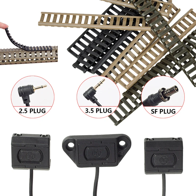 Surefire M300 M600 Дистанционный переключатель давления Фонарик ModButton Lite Fit Mlok Keymod 20 мм Picatinny Rail DBAL A2 PEQ15 NGAL