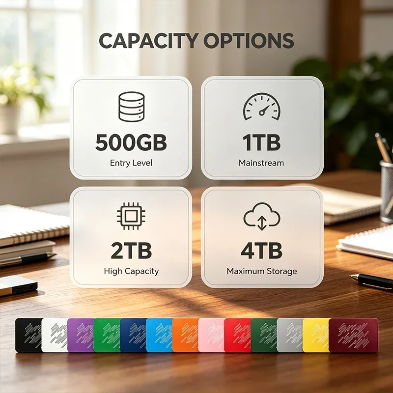 Portable External Hard Drive TOSHARA A3 4TB 2TB 1TB 500GB for PC Laptop Mac Lightning Performance Rapid Load Response