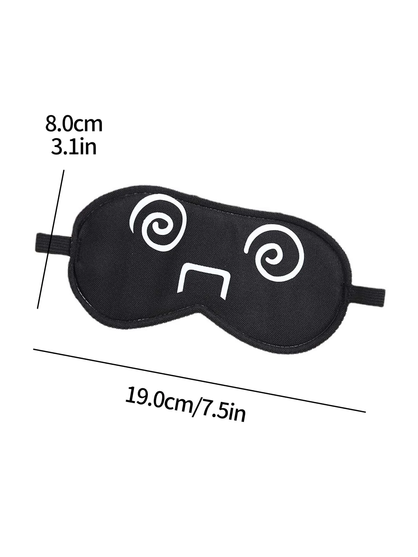 1pc Random Sleeping Eye Mask Black Eye Shade Sleep Mask Black Mask Bandage on Eyes for Sleeping Emotion Sleep Mask