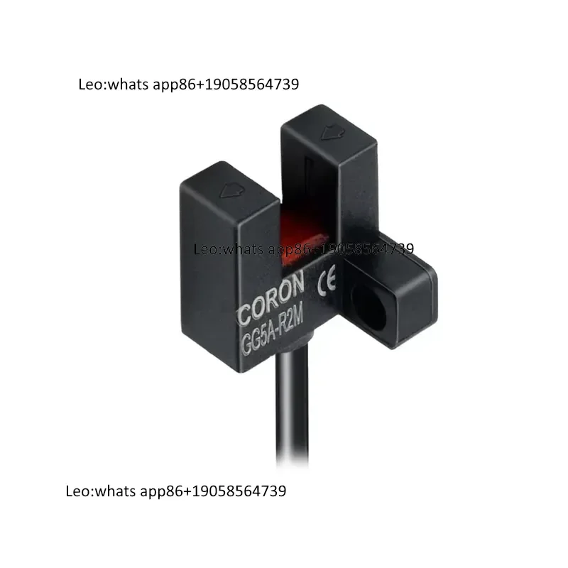 GG5A-R2M-P PNP Optical Switch Through-Beam 5mm Detection Distance Large Groove Depth Precision Control R Shape Cable