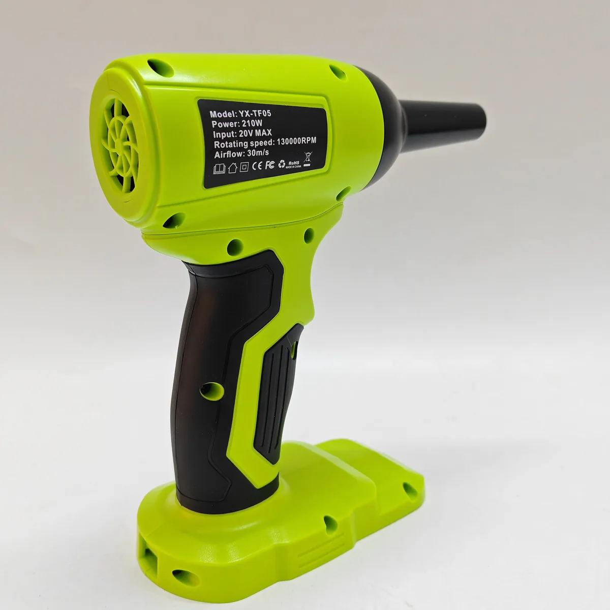 Untuk baterai Ryobi 18V kipas turbo tanpa kabel 130000   RPM Air Duster Electric Air Blower Debu Meniup Mini Jet Fan Alat Bersih Rumah