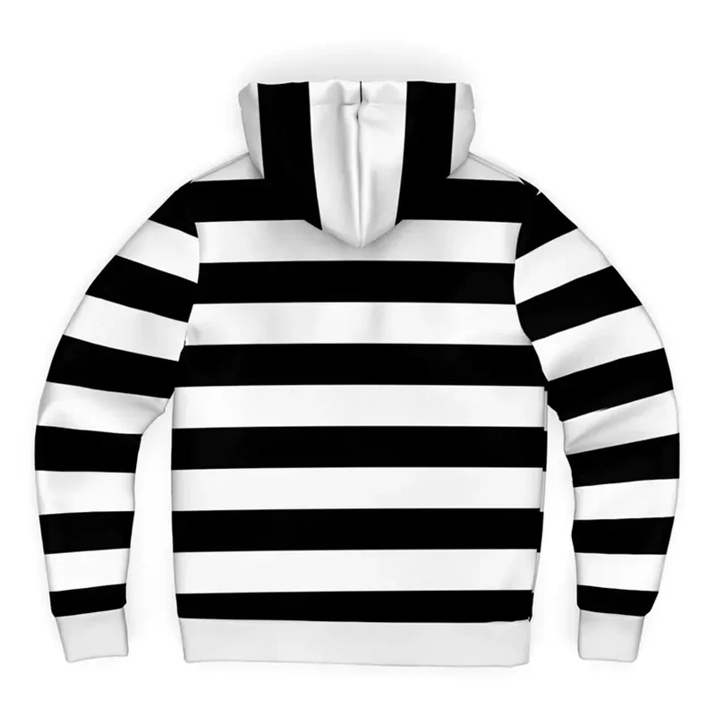 Colors Wave Stripe Art Pattern Hoodie Men Camouflage Polka Dot Stripes Design Hooded Coat 2025 Autumn New Street Trend Hoodies