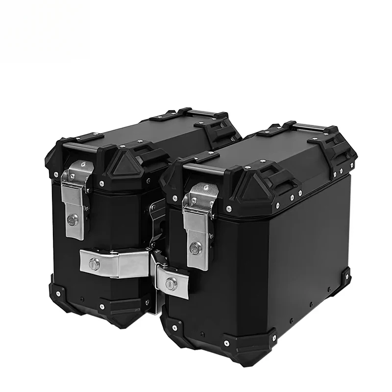 

Высококачественный 25-литровый боковой кофр для мотоцикла из алюминиевого сплава, водонепроницаемый, устойчивый к ржавчине, от производителя, на заказ, для хранения вещей