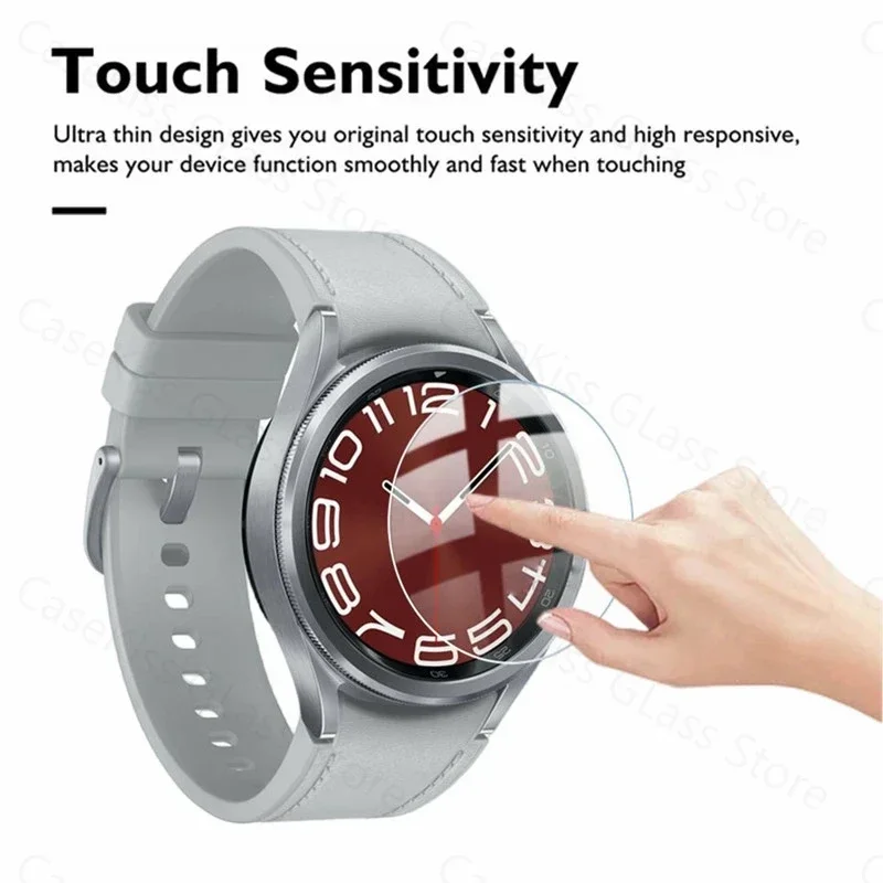 100D Screen Protector For Samsung Galaxy Watch 6 40mm 44mm Tempered Glass on galaxy Watch6 Classic 43mm 47mm watch5 Pro 45mm