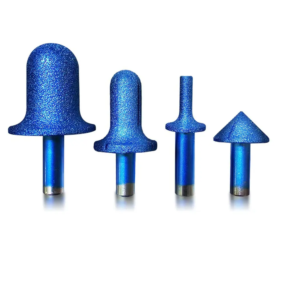 

3pc Quartz Stone Cutting Grinding Head CNC Granite Router Bit Bevel Milling Cutter Under-Counter Basin Rear Water Blocking Tool
