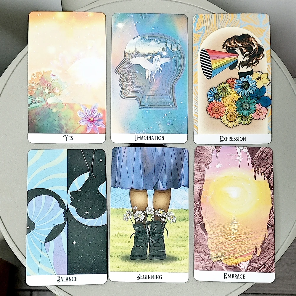 Mystic Soul Oracle 60 Cards In This Deck 10.3*6cm for Self-reflection and Guidance