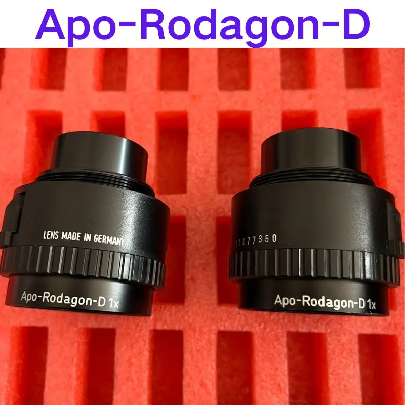 Used Apo Rodagon D 1X 75mm high resolution lens tested OK and the function is intact