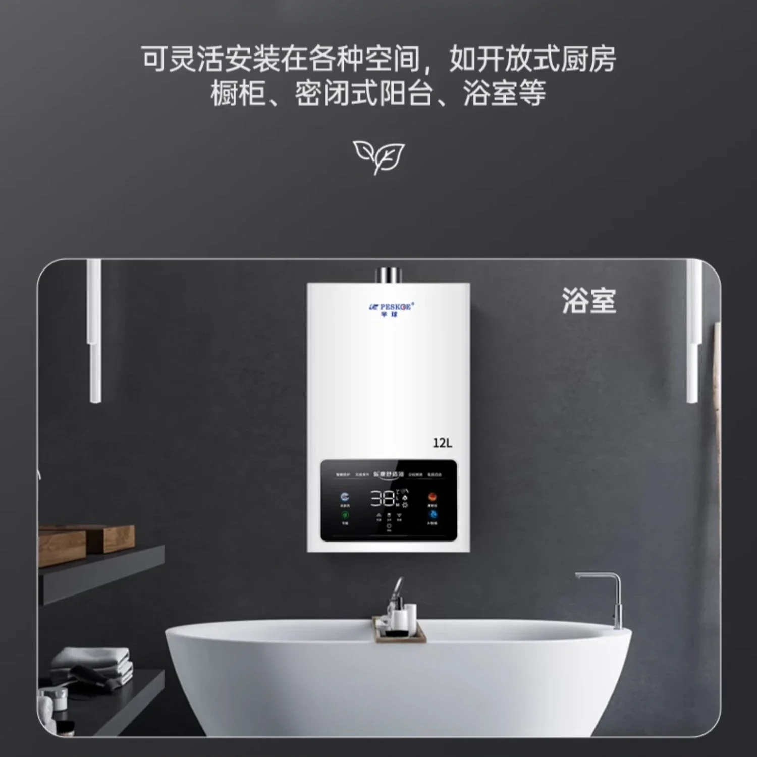 Gas Water Heater Natural Gas Household Electric Constant Temperature Forced Exhaust Balanced Instant Heater