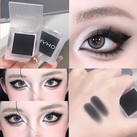 INS Smoky Monochrome Eyeshadow Palette Black and White Soot Nude Matte Brightening Base