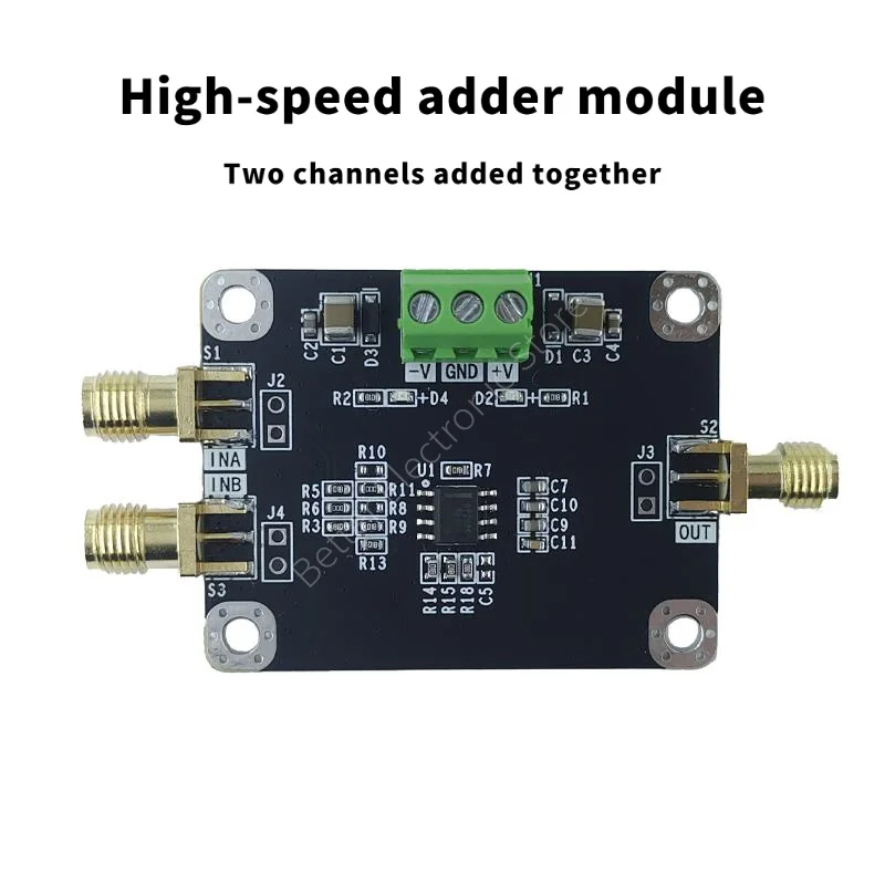 وحدة أداة عالية السرعة تم إضافة قناتين معًا بمضخم التحيز وحدة تضمين الإشارة عرض النطاق الترددي 110 متر