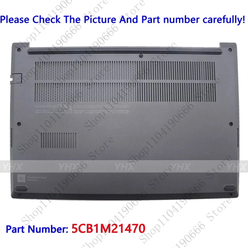 

Новинка bd для ThinkPad E14 Gen5 21JR 21JS, нижняя крышка D, нижняя часть корпуса PL 5CB1M21470.