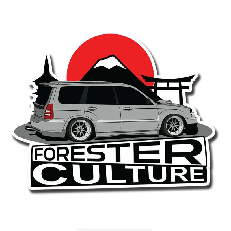 

Car Stickers Decor Motorcycle Decals for Forester Culture Decorative Accessories Creative Sunscreen Waterproof