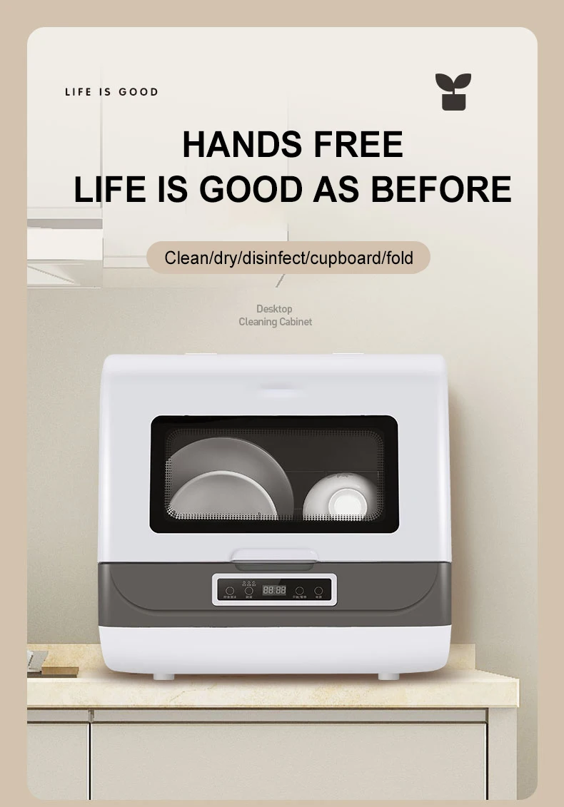 Portable Mini Countertop Dishw - Kitchen Appliances Countertop ulasan dan harga