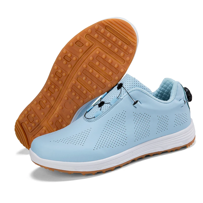 

2025Summer Breathable Comfortable Lightweight High Quality New Rubber Non-Slip Sole Couple Golf Shoe Four Colors37-46