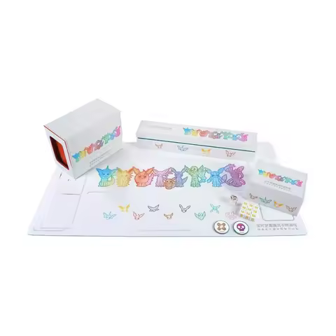 Original Pokemon Ptcg Card Chinese Ibrahimovic Advanced Gift Box Reib Fire Eevee Water Eevee Custom Collect Cards Storage Gift