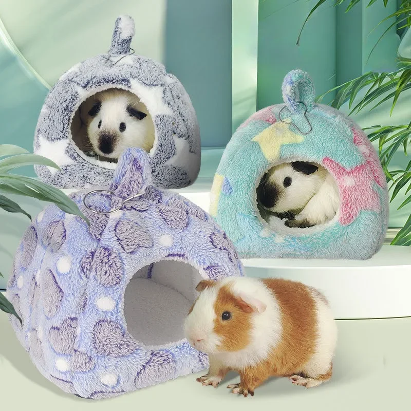 

Cozy Hamster Cotton Nest, Guinea Pig Squirrel Flower Branch, Guinea Pig, Ferret, Pygmy Rabbit, Kitten, Winter Yurt Warm Nest