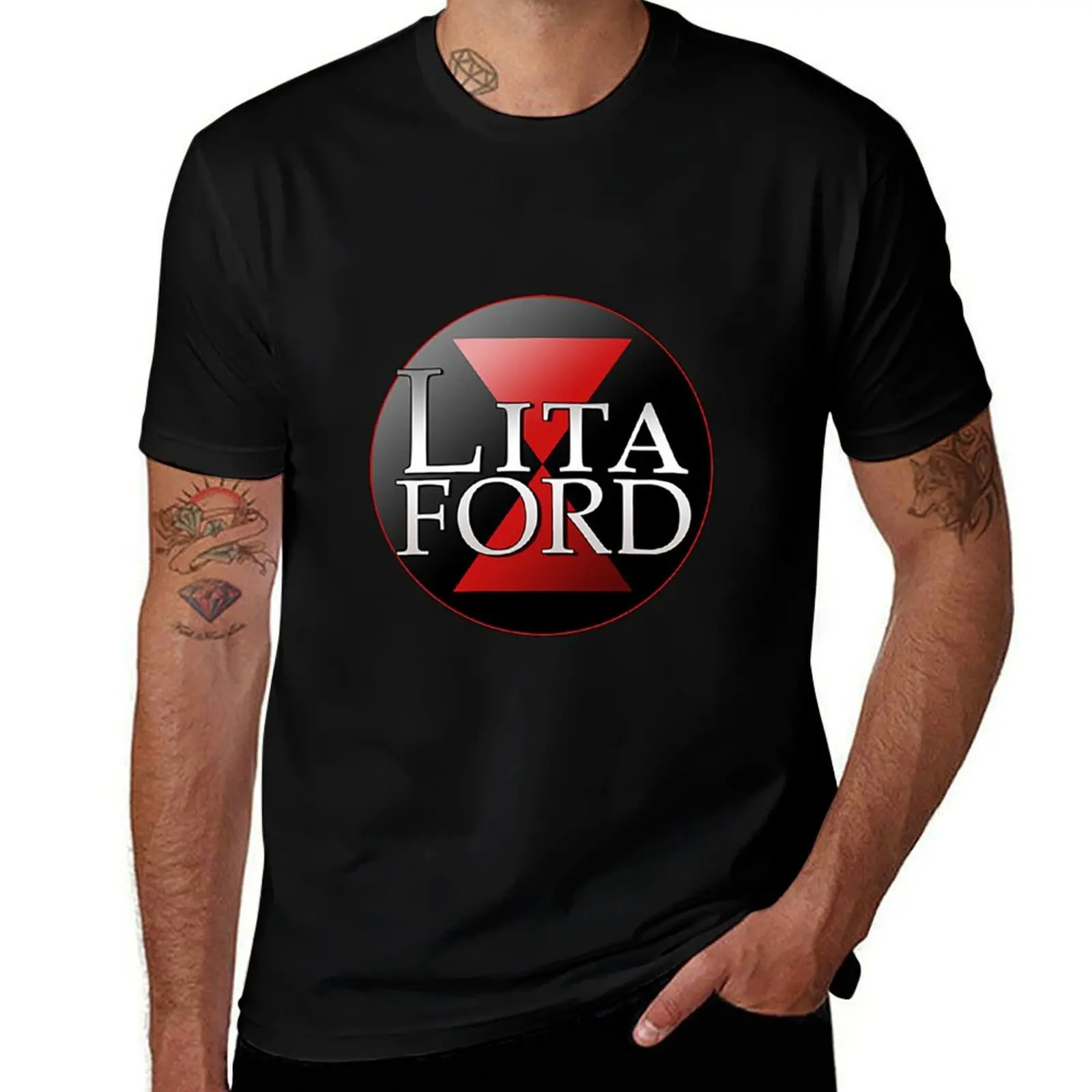 Lita Ford Close My Eyes Forever Gift Fan T-Shirt plus size tops hippie clothes tshirts for men