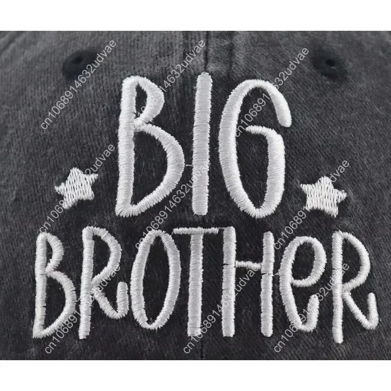 Big or Brother and Sister Hats Adjustable Embroidered Cotton Baseball Cap