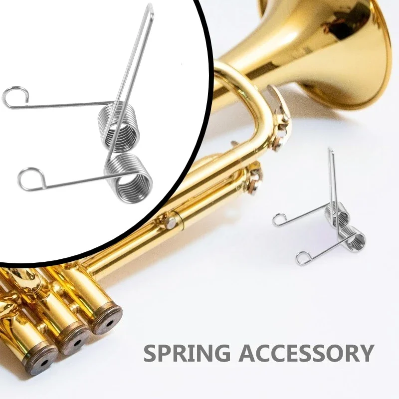 Trombone Valve Spring Replacement Part, Steel Wire Spit Valve Spring for Alto Horn Brass Instrument Valve Accessory