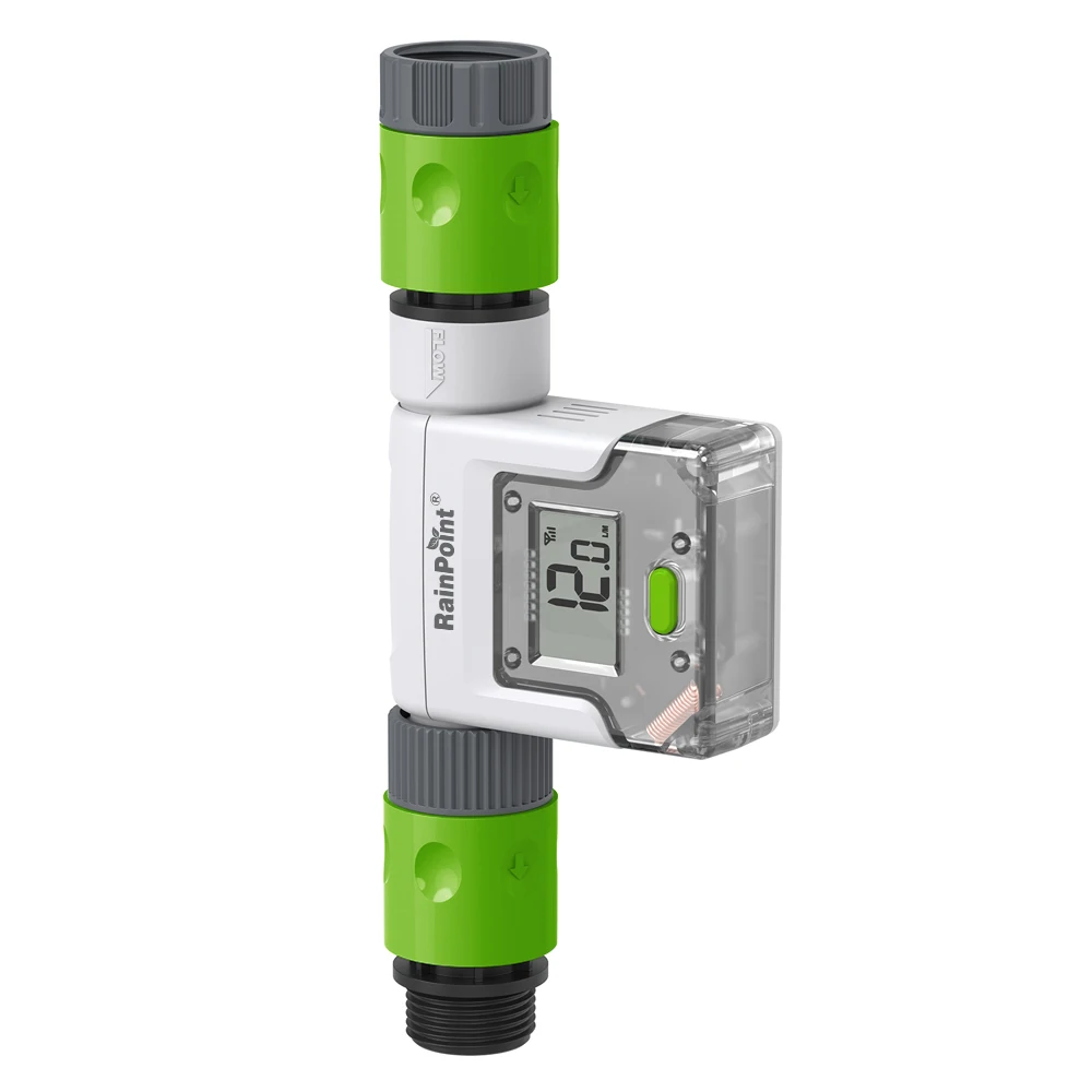 Digital LCD Watering Irrigation Consumption History Monitor Smart Wifi Water Flow Meter Gauge 3/4" Outdoor Garden Faucet Hose - view 4