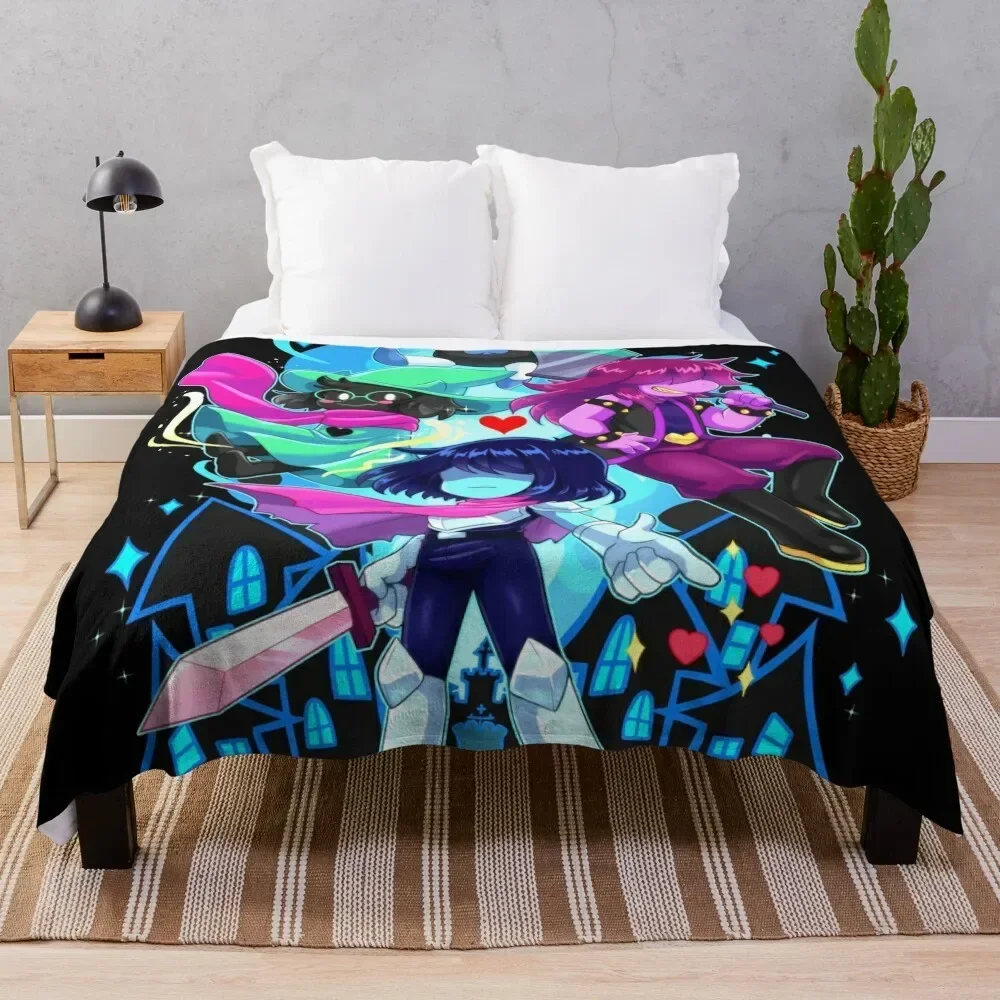 

Love Delta Rune Sparkling Throw Blanket Flannel Luxury St Blankets