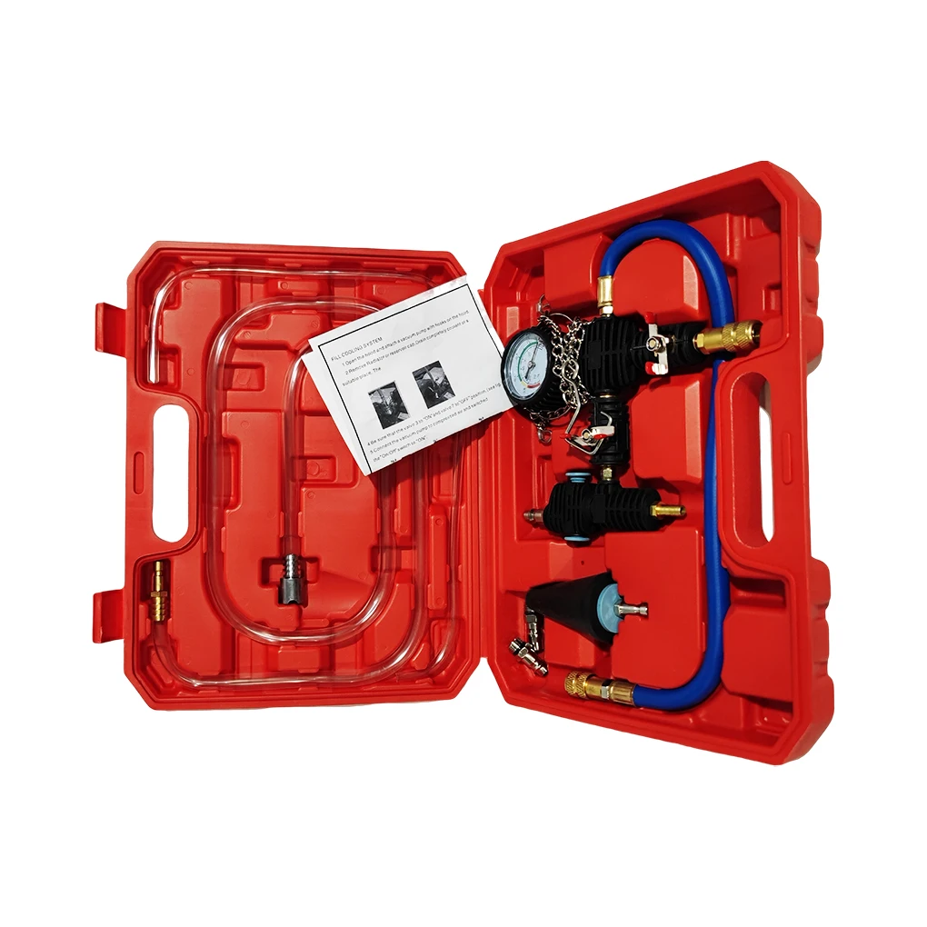Car Radiator Bleeder Tool Cooling System Radiator Vacuum Kit Cooling Automotive Radiator Easy