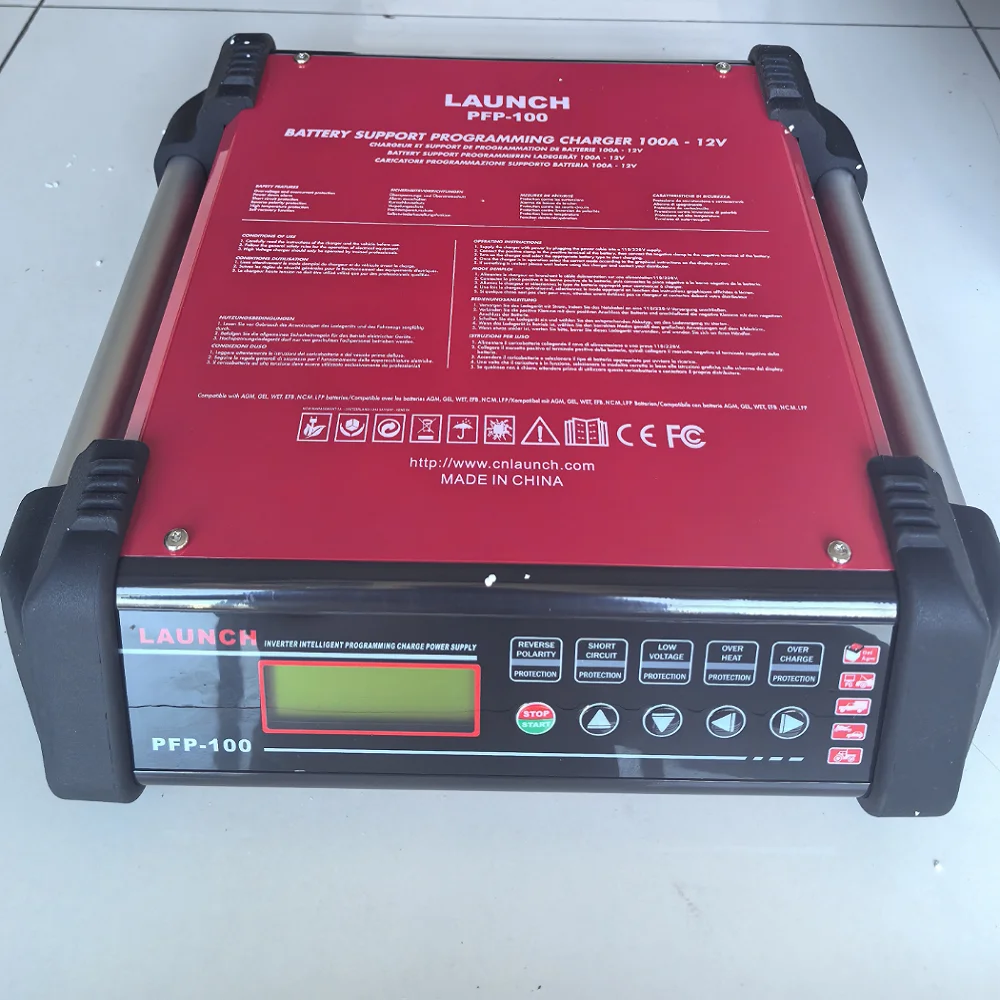 New 220V/110V For Launch PFP-100 Advanced Diagnostic Battery Charger And Maintainer PFP100 Programming Flash Power