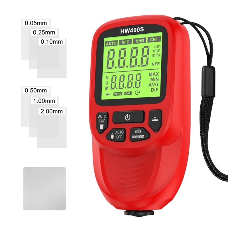 

Digital Car Paint Thickness Gauge HW400S Coating Thickness Meter Automotive Coating Measurement Device