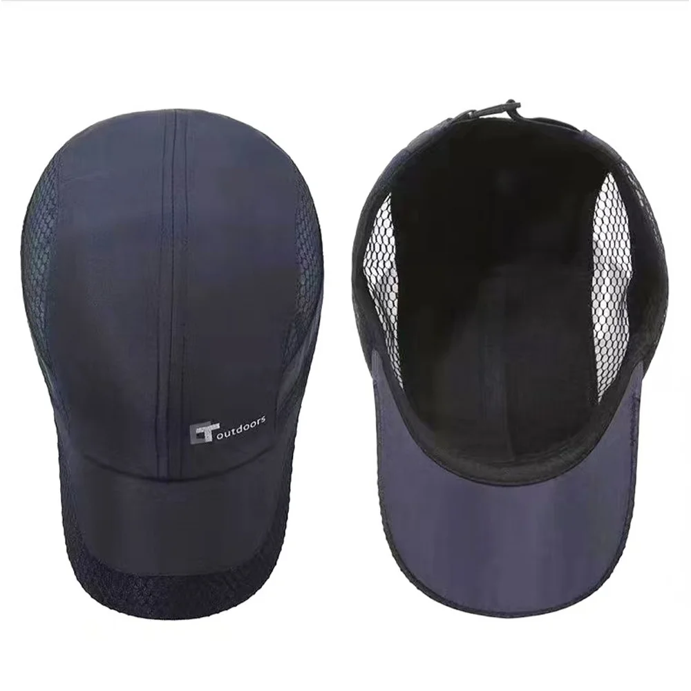 Fashionable summer thin style quick drying sunshade and sun protection duckbill cap for outdoor sports, unisex