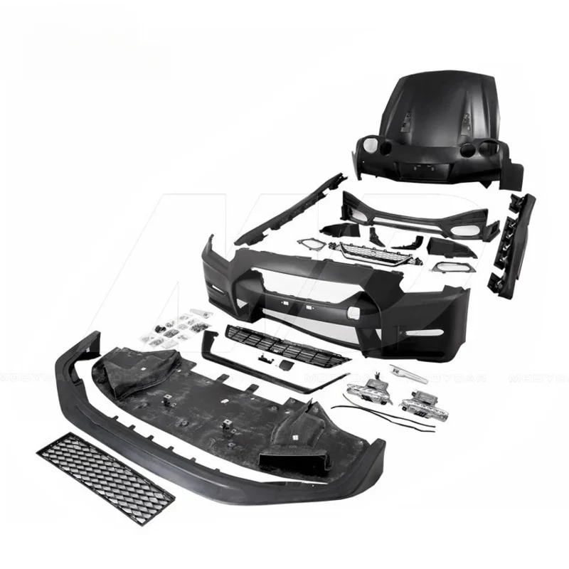 2020 نيسمو نمط نصف ألياف الكربون بوديكيت PP الجسم أطقم ل 2008-2020 R35 GTR