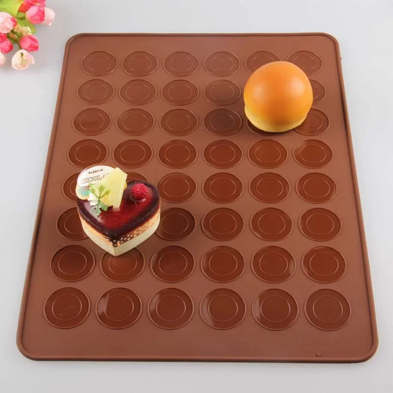 Non-Stick Silicone Macaron Macaroon Pastry Oven Baking Mould Sheet Mat DIY Mold Useful Tools Cake Bakeware