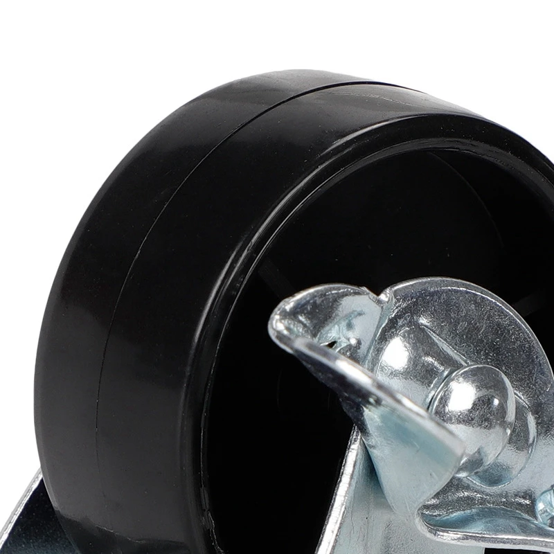 2Inch Caster Wheels (Screw Diameter 1/4Inch,Length 1Inch) Fit For Wire Shelves Rack Legs