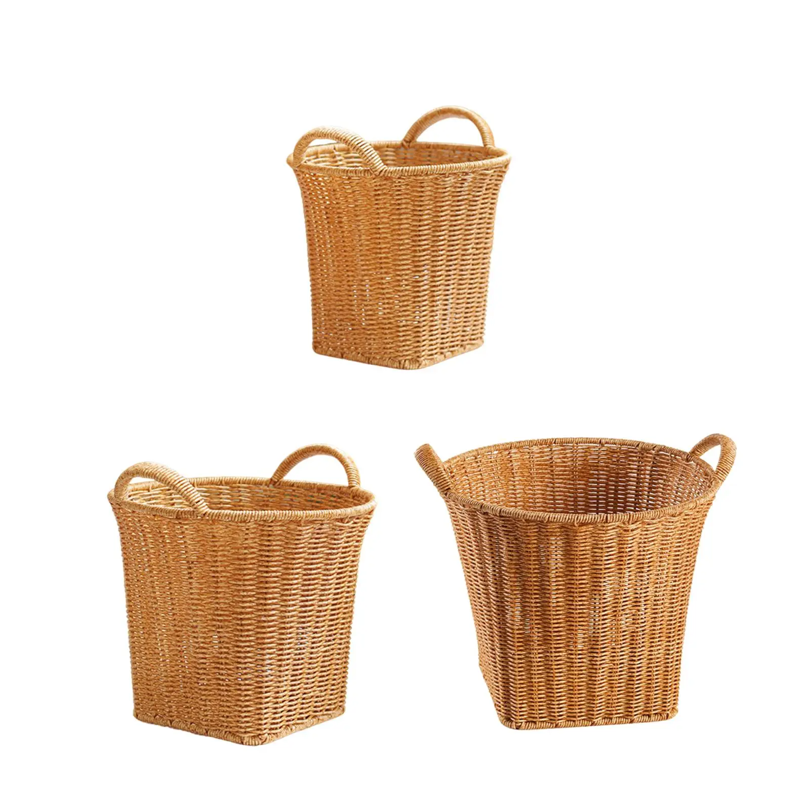 

Desktop Storage Basket Sundry Storage Box Pantry Organization Container Flower Basket for Bathroom Tabletop Home Kitchen Office