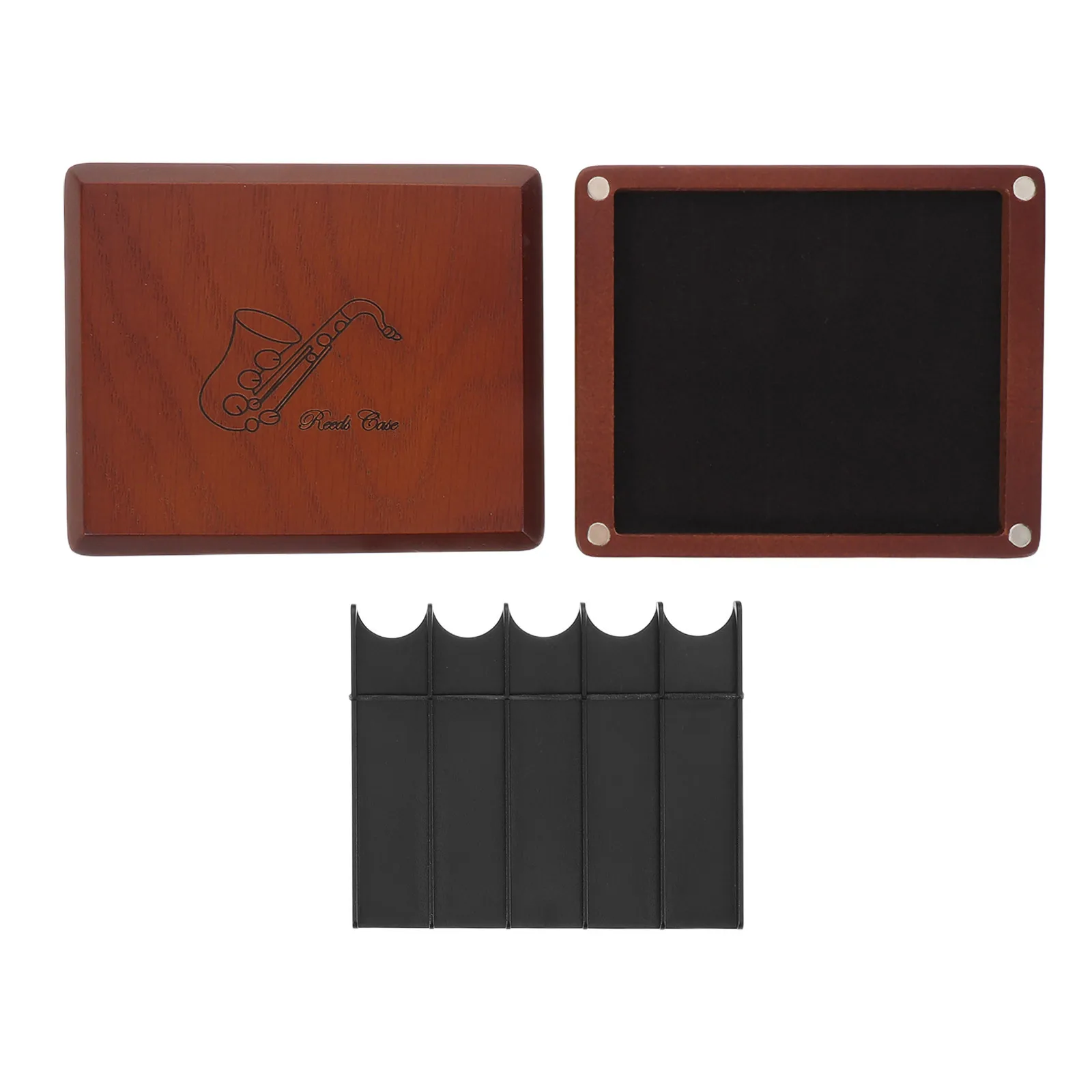 

Reed Case Clarinet Double Storage Holds 10 Alto Saxophone Bass Clarinet Saxophone Reed Box Waterproof Shockproof Portable