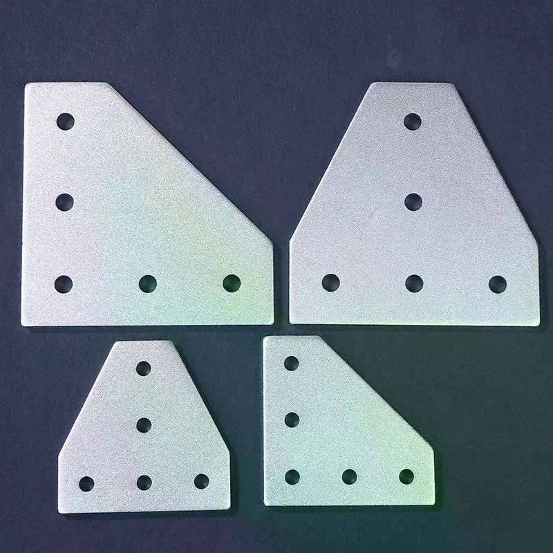 1Pc T/L Type 5 Hole Joint Board Plate Corner Angle Bracket Connection Joint Strip For 2020 3030 Aluminum Profile