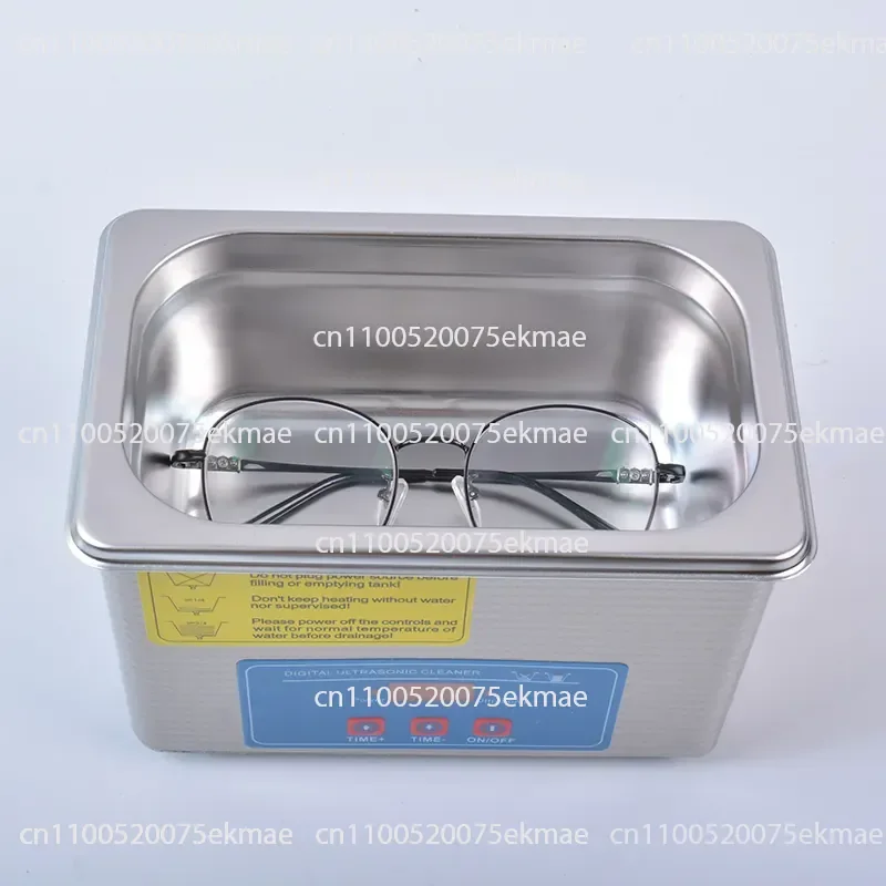 Glasses Cleaning Machine, Ultrasonic Sunglasses Cleaning Machine, Stainless Steel Timing Digital Display Ultrasonic Glasses