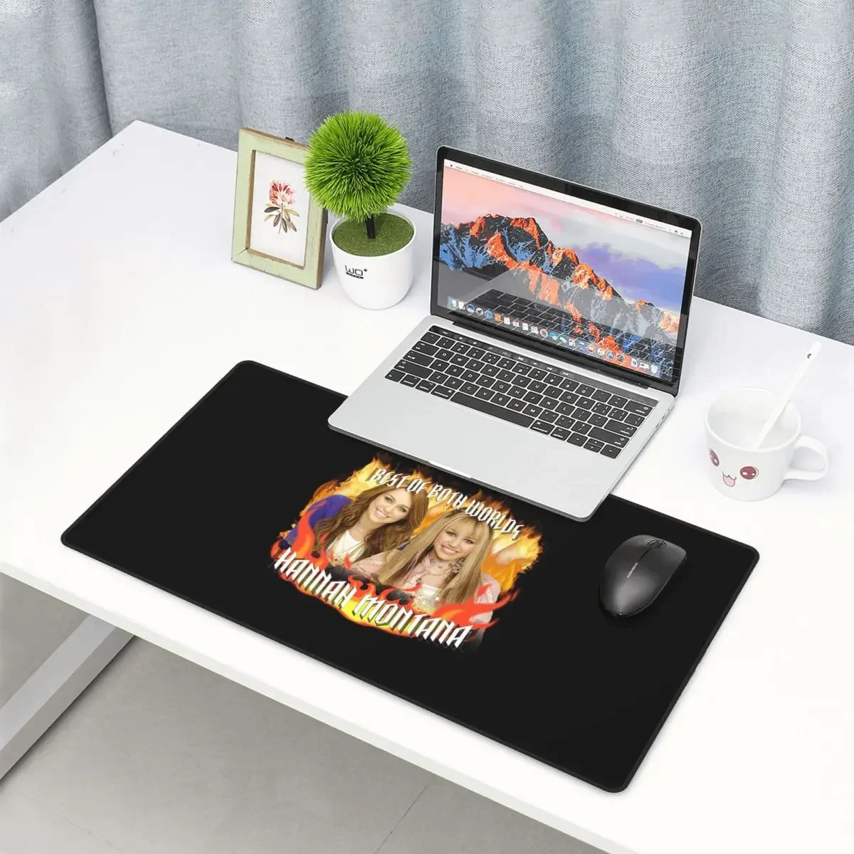Large Mouse Pad Hannah Montana Collage Gamer PC Laptop Mats Keyboard Carpet Computer Gaming Office Accessories Desk Mat