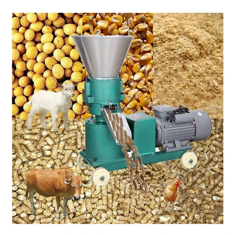 Small household pelletizer for farms Fish and poultry Livestock and poultry Feed pellet mill Grinder for  pelletizer