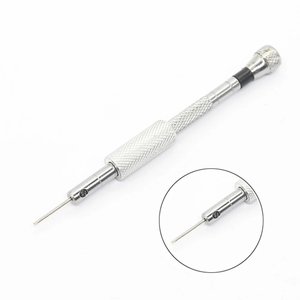 

5Pcs Professional Watch Screwdriver Set 0.8-1.6mm Knurled Tips Easy Use Repair Kit for Watches Glasses Electronics