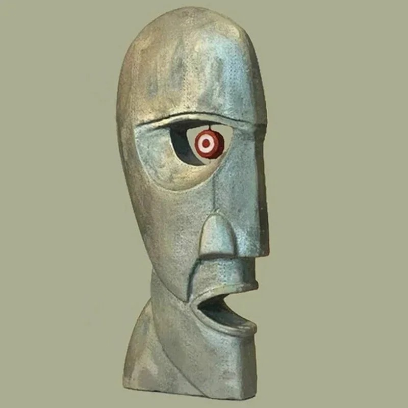Terror Style Human Face Resin Bookends Peeping Design Sculpture Bookstand Home Bookshelf Art Decor Ornament