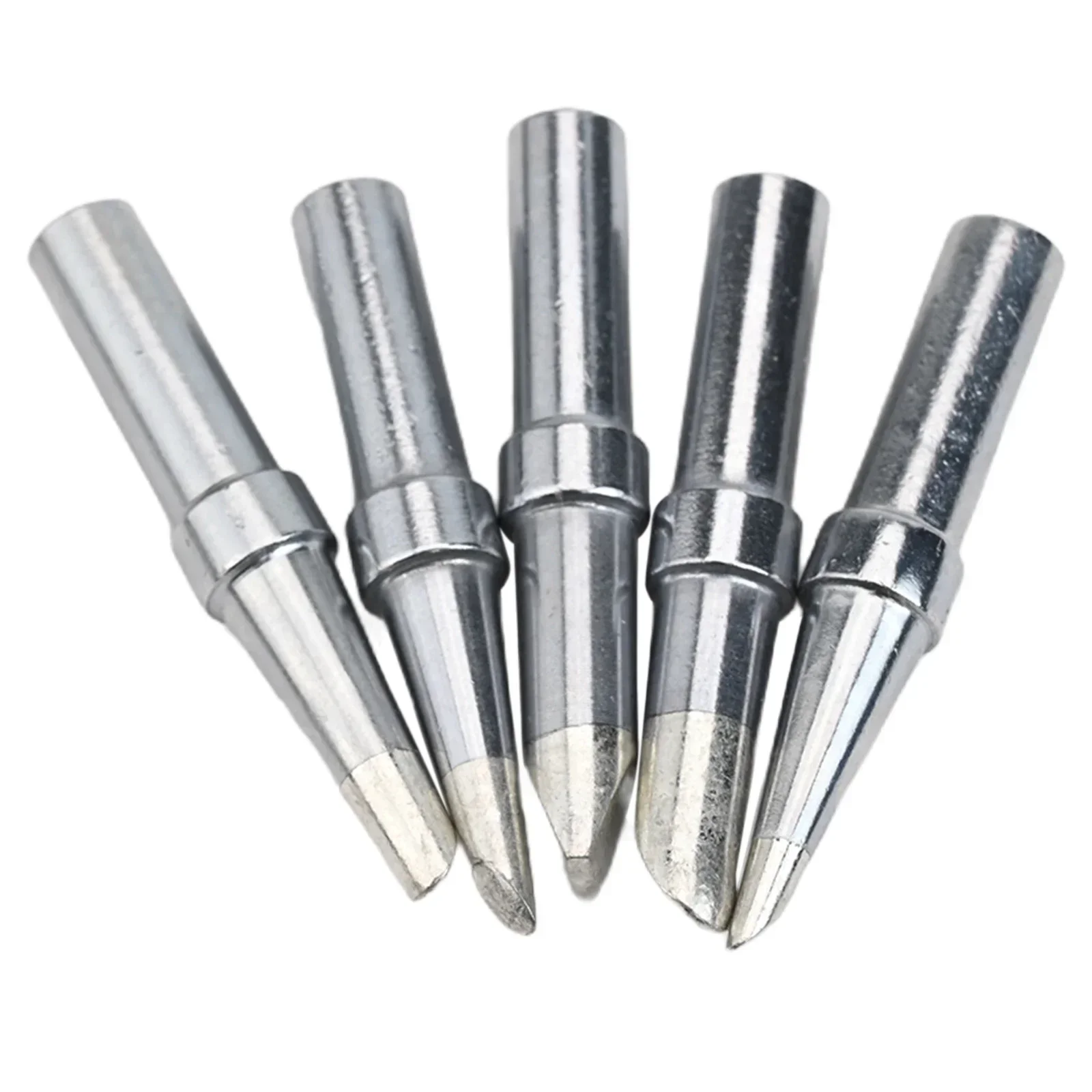 For EC1204 EC2000 Wep70 For PES50/51 LR21 Series ET Series Soldering Iron Tips Set Silver Tools Oxygen-free Copper Replacement