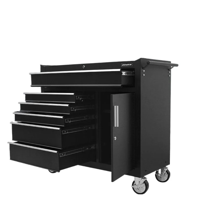 

Тележка для инструментов для ремонта автомобилей Многофункциональный шкаф Передвижная многослойная тележка для ремонта с несколькими ящиками Тяжелый промышленный класс