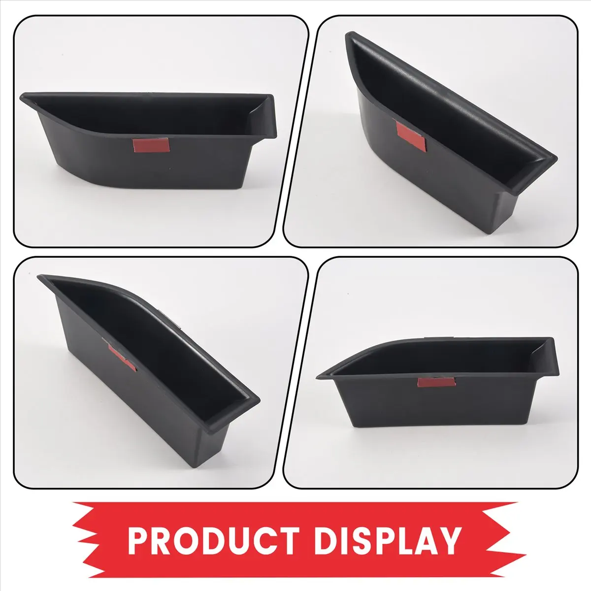 #11G (black)Front Row Door Side Storage Box Handle Armrest Phone Container,Automotive Parts & Accessories