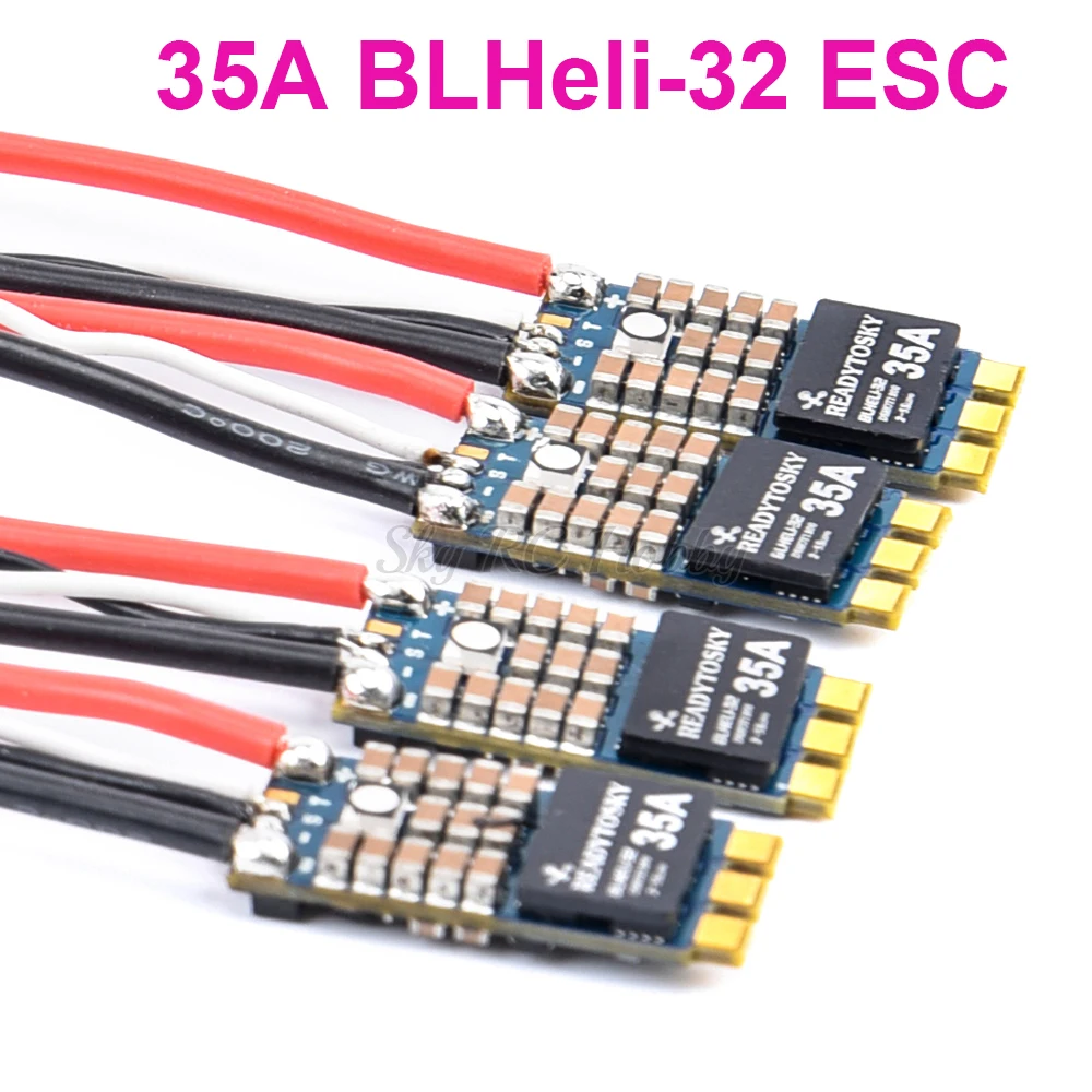 1/2/4PCS 35A BLheli-32 32bit ESC Built-in LED Support Dshot1200 Multishot for FPV RC Racing Quadcopter Frame Model Spare Part